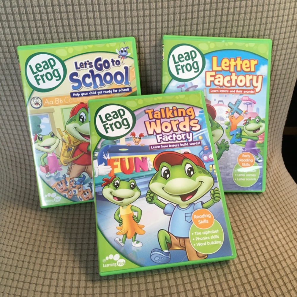 Leap Frog Learning DVD Set with Flashcards - Picture 6 of 8
